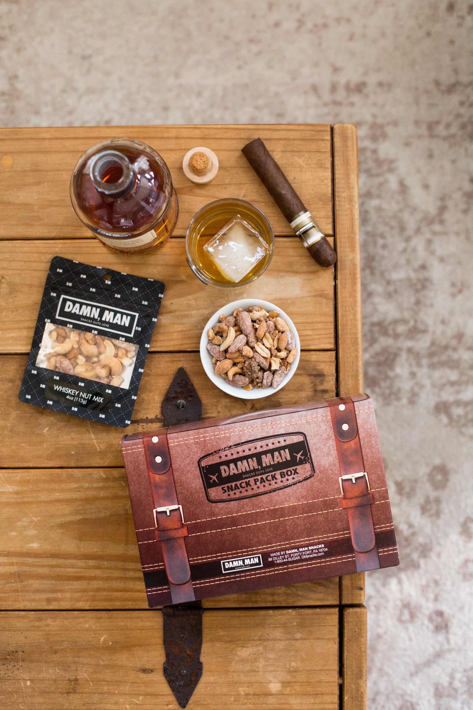 Damn, Man Snacks Guys Love Premium Quality Nuts BYOB Box Damn, Man Snacks