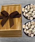 1 lb Pistachios in Wooden Gift Box