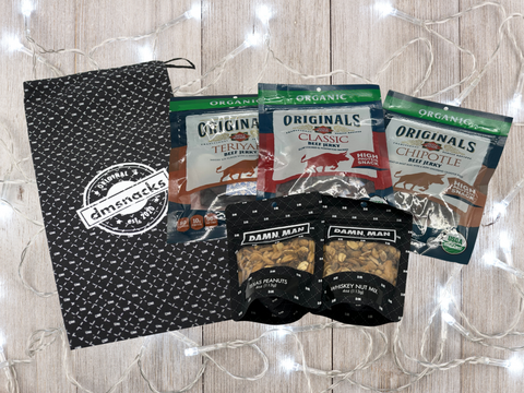 Nut and Organic Beef Jerky Assortment Bag Holiday Gift