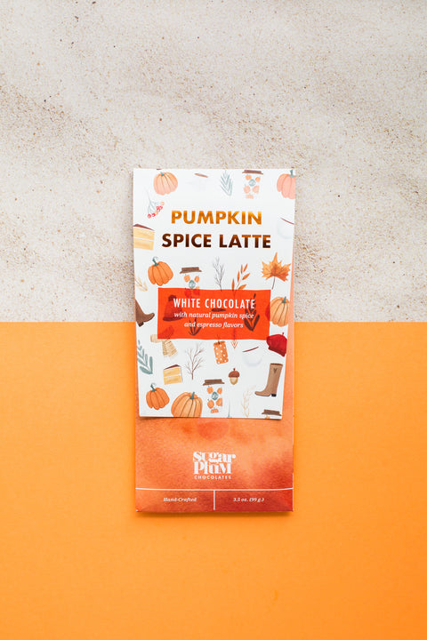 Pumpkin Spice Latte Chocolate Bars – 4 Pack (SNAPPY)