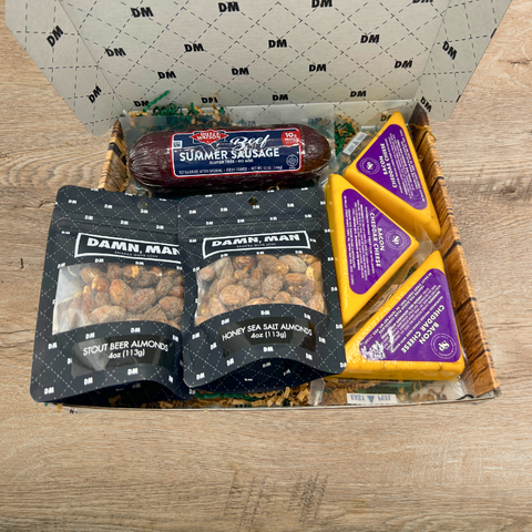 Bacon Cheddar Beef Almond Gift Box