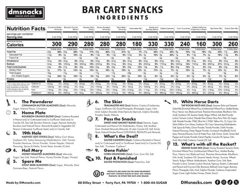 Bar Cart Snacks