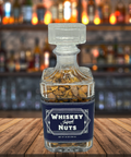 Whiskey Infused Nuts Glass Decanter 18 oz