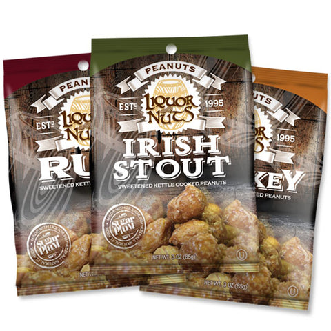 Beer and Bourbon Flavored Peanuts 3-Pack photo