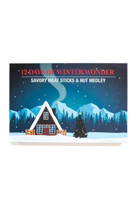 12 Days of Winter Wonder Savory Meat Sticks and Nut Medley Advent Calendar photo