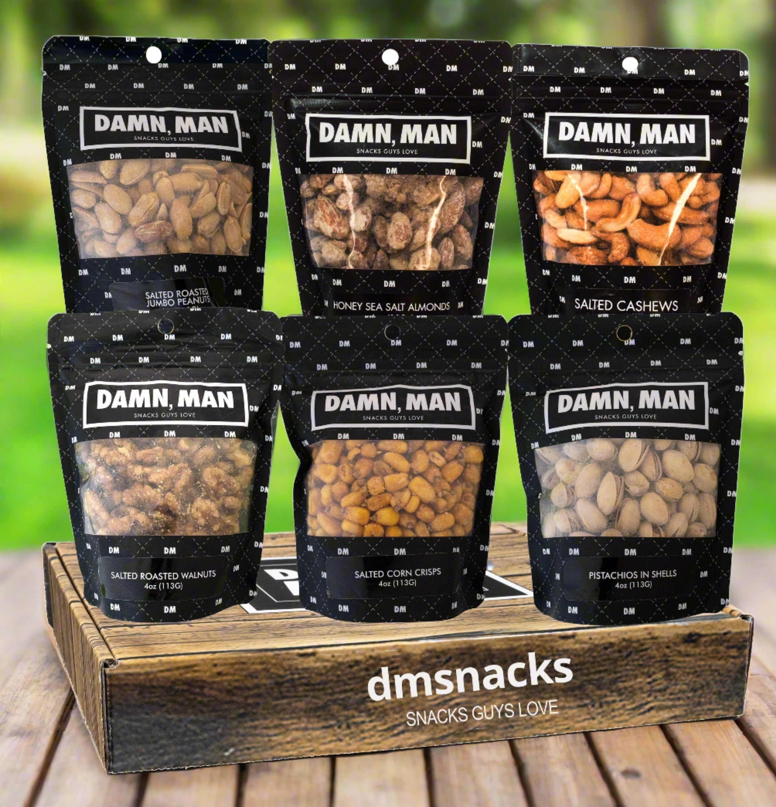 The Salty Nut Collection – Damn, Man Snacks