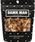 Damn Man Stout Beer Almonds Roasted Bar Snack Pack 