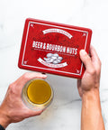 Beer and Bourbon Liquor Nuts Gift Tin from Damn Man photo