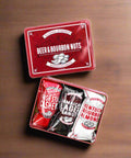Beer and Bourbon Liquor Assorted Nuts Tin photo
