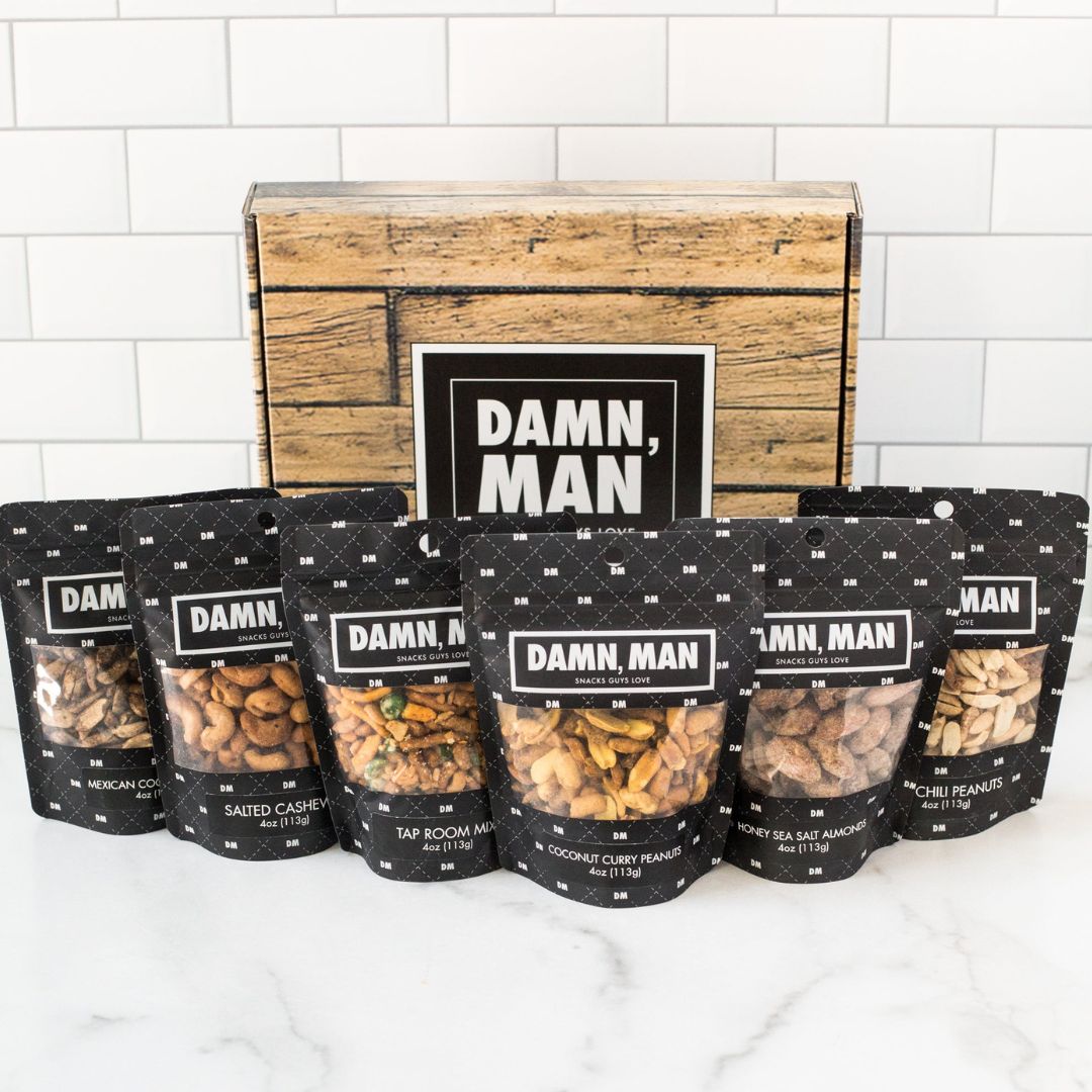 Manly Nut Box Gift 6 Packs of Snacks photo